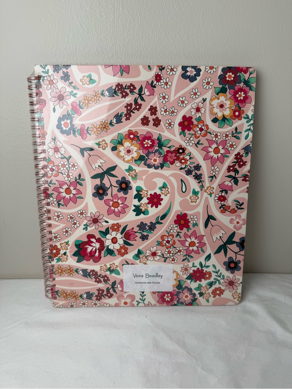 NWT Vera Bradley Prairie Paisley Large Notebook New